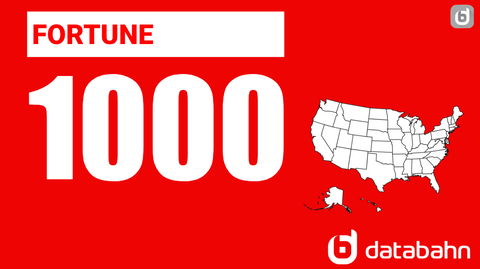 2025 Fortune 1000 spreadsheet list download cover by databahn