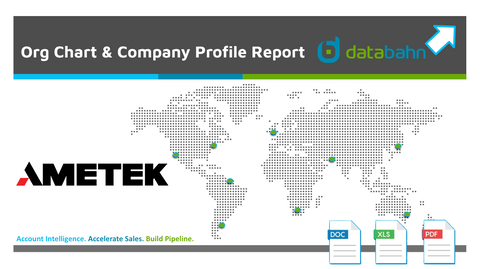 AMETEK org chart report cover by databahn