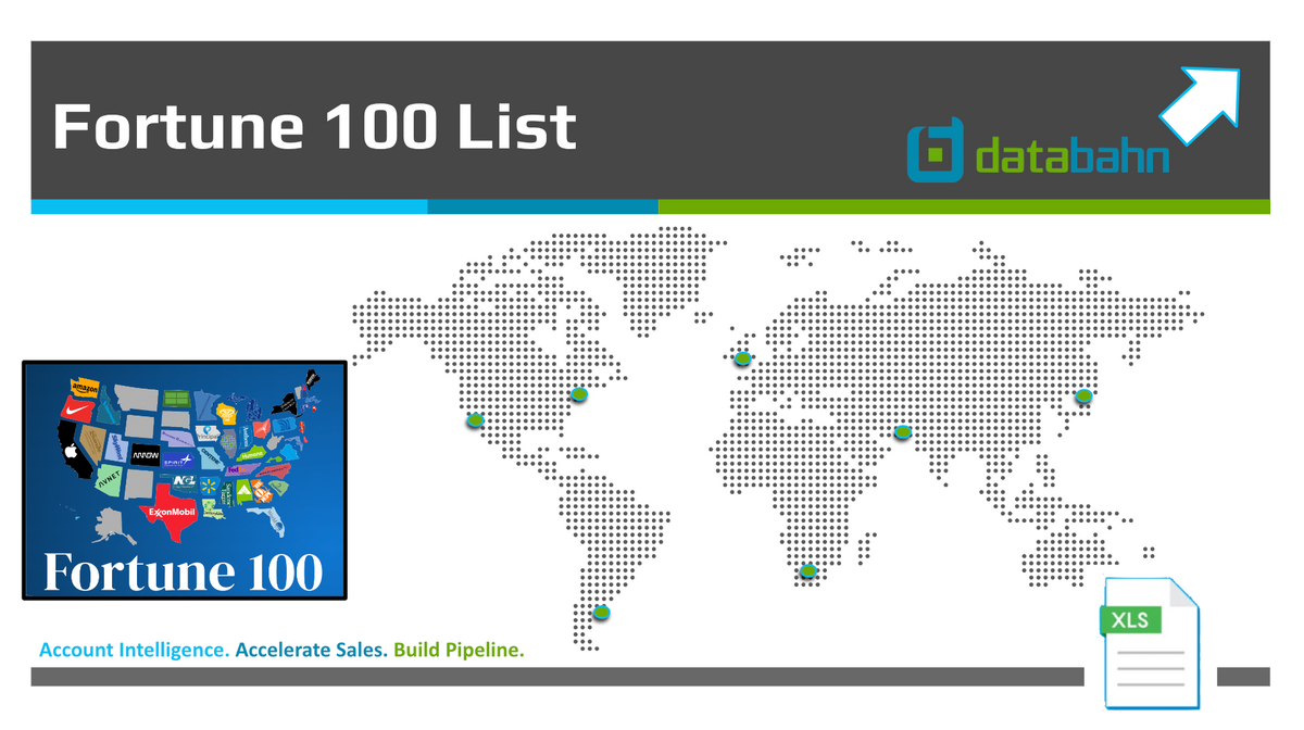 2025 Fortune 100 List Excel spreadsheet list download databahn