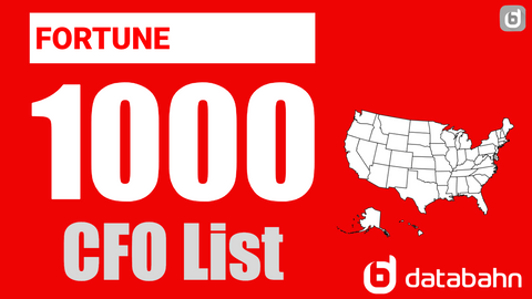 Fortune 1000 CFO List in 2025