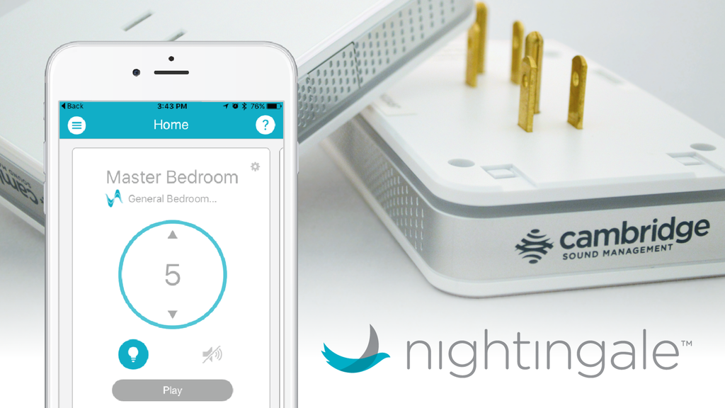 Nightingale Smart Home Sleep System from Cambridge Sound Management Uses Ayla Networks to Connect to the Internet of Things