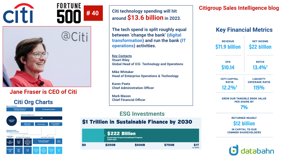 Citigroup Org Chart & Sales Intelligence blog Databahn