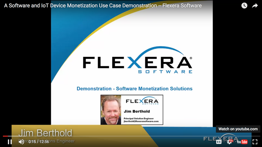 Flexera IoT on Youtube