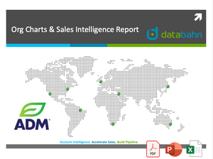 ADM Org Chart & Sales Intelligence Report cover