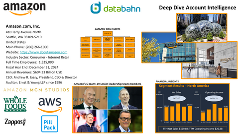 Amazon Org Chart and Sales Intelligence Report