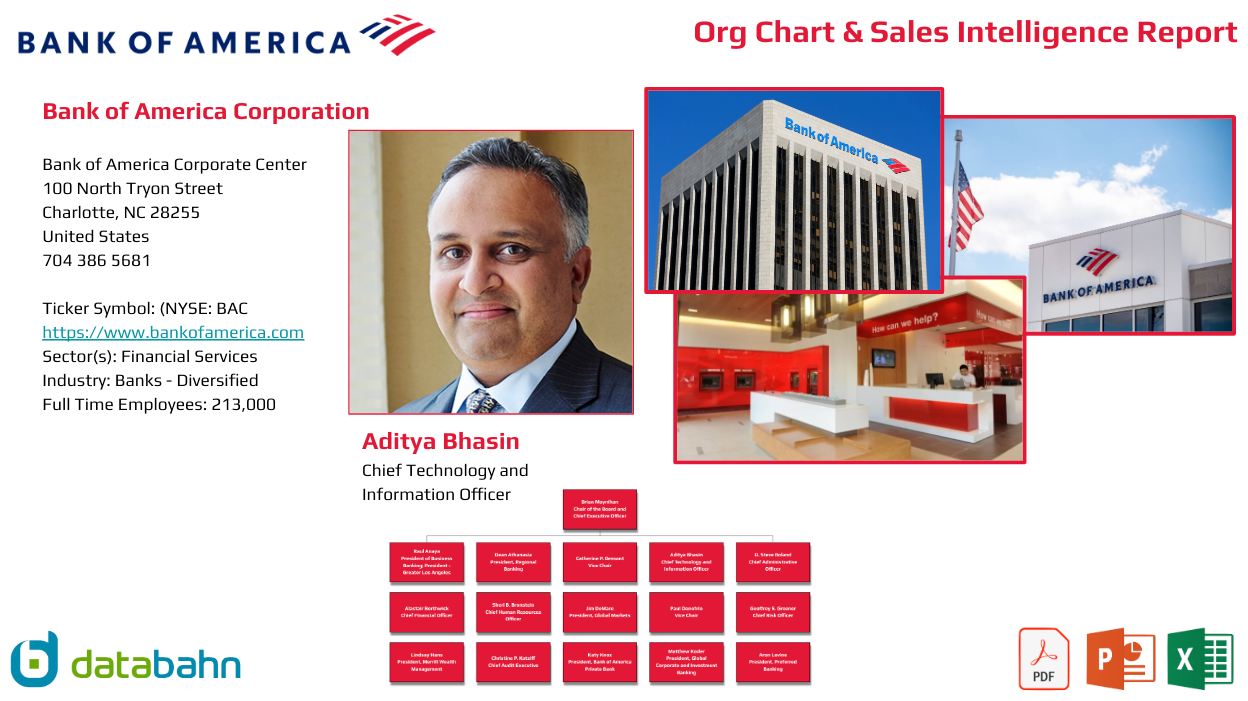 Bank of America Org Chart & Sales Intelligence Report Databahn