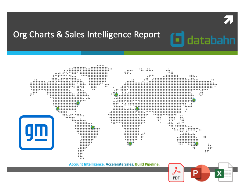 GM Org Chart & Sales Intelligence Report cover