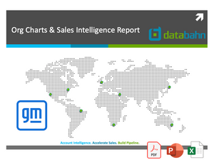 GM Org Chart & Sales Intelligence Report cover