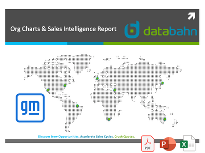 General Motors Deep Dive Sales Intelligence and Org Chart Report – Databahn