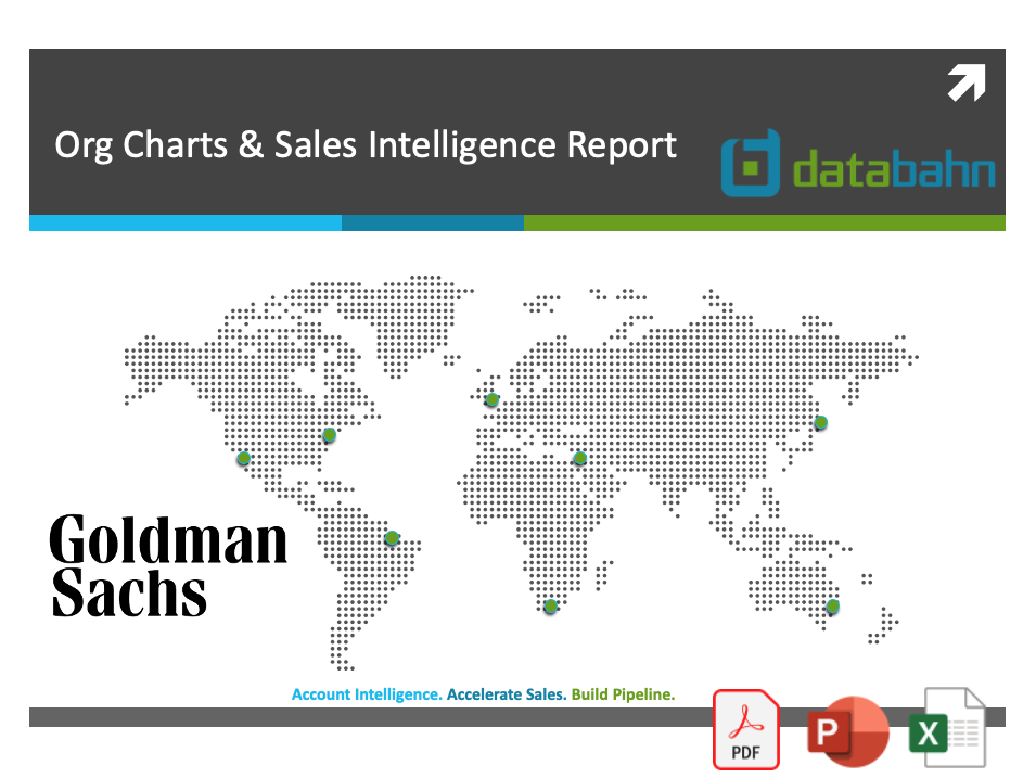 Goldman Sachs Org Chart & Sales Intelligence Report cover