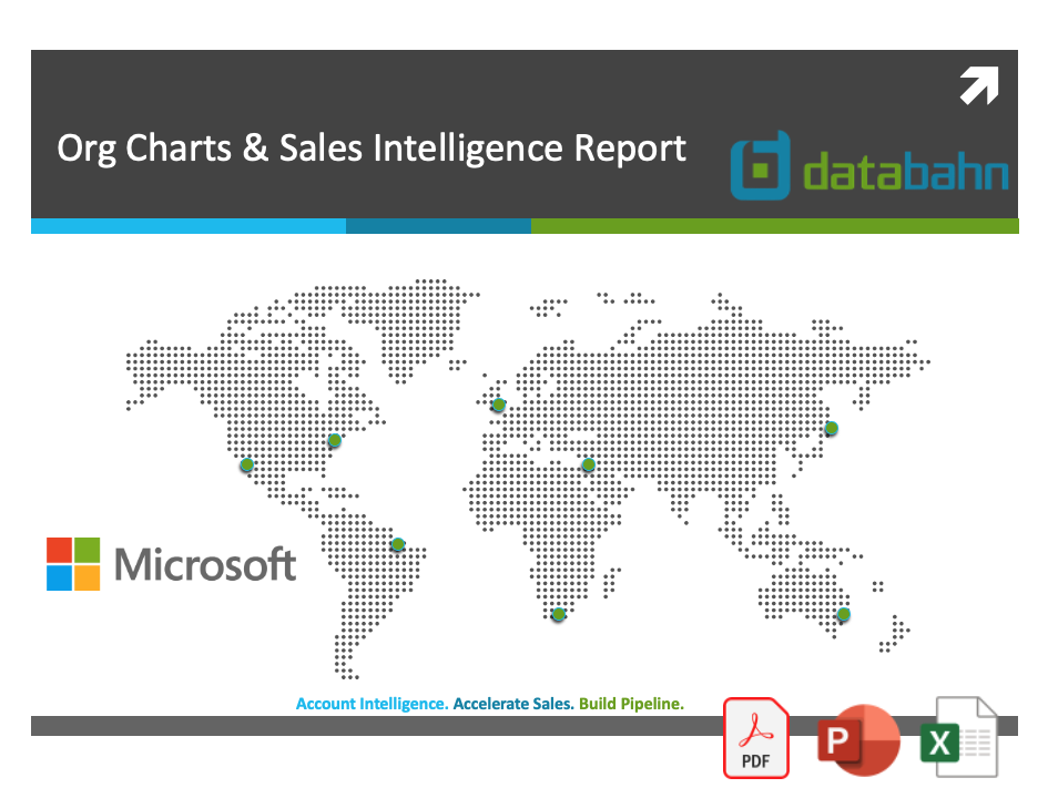Microsoft Org Chart & Sales Intelligence Report cover