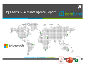 Microsoft Org Chart & Sales Intelligence Report cover