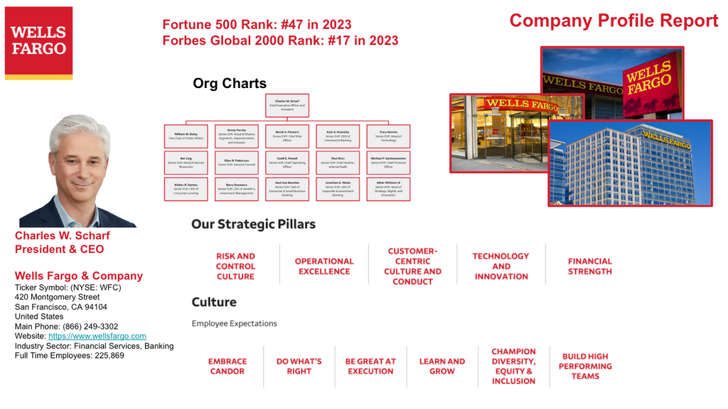 Wells Fargo Company Profile Report cover image